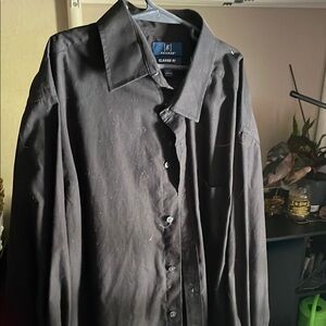 Classic Black Button-Up Shirt